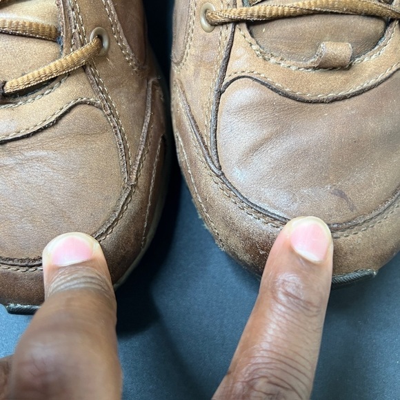 🌹 Merrell Meridian Dark Earth Leather Trail Hiking Sport Shoes Mens 10.5 Casual - Picture 16 of 16